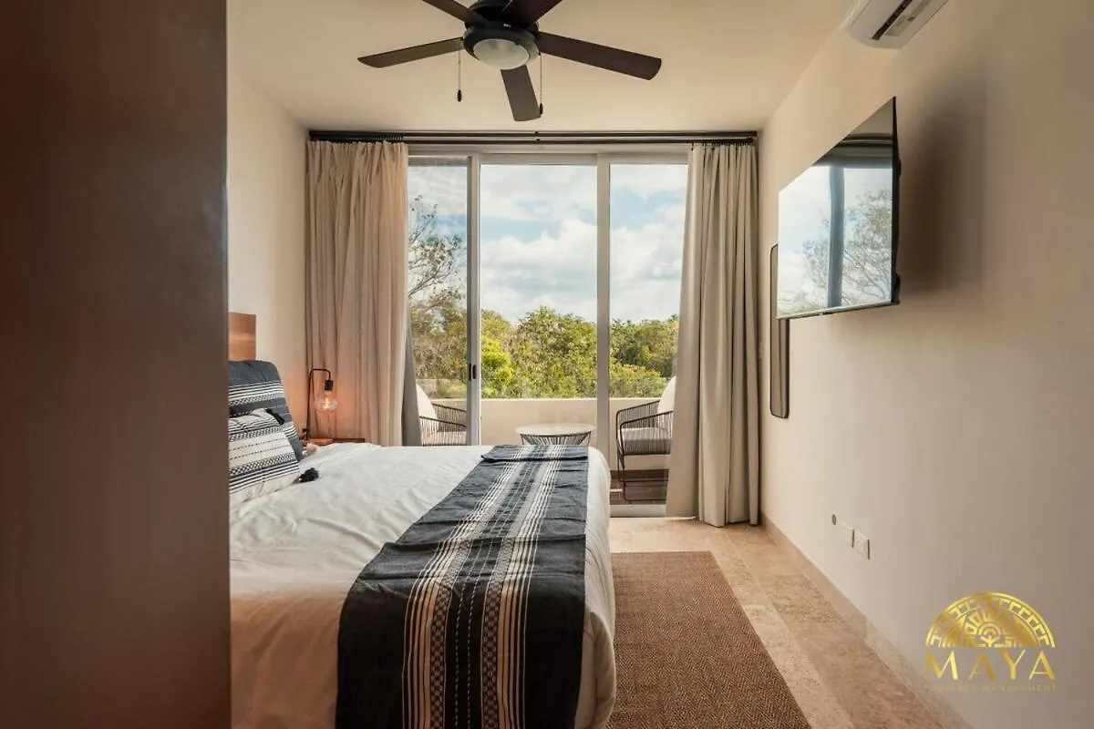 Nhoa 312B Lux 1Br Condo Top Jungle View Aldea Zama Tulum